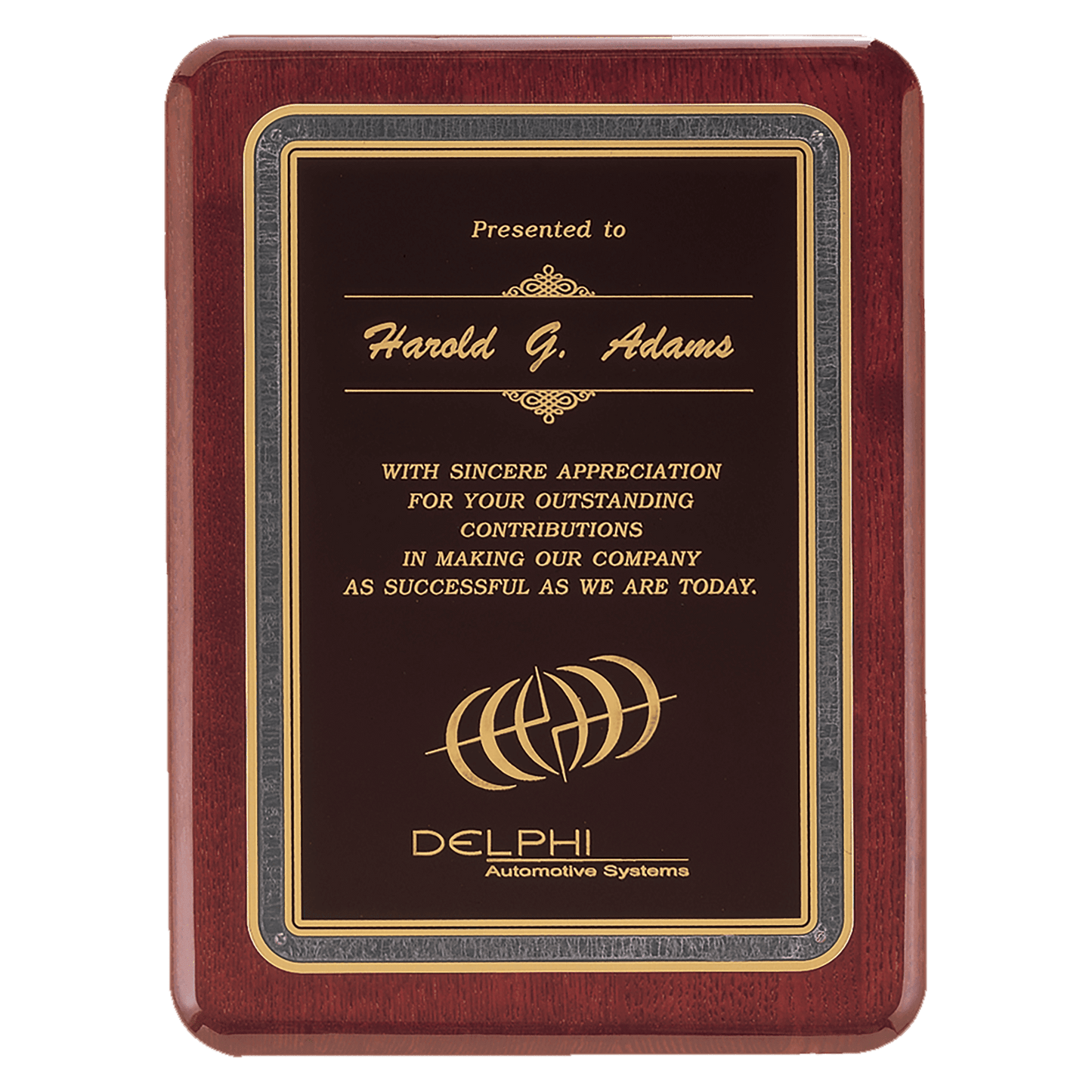 8" x 10 1/2" Florentine DesignLaserFX Plate
