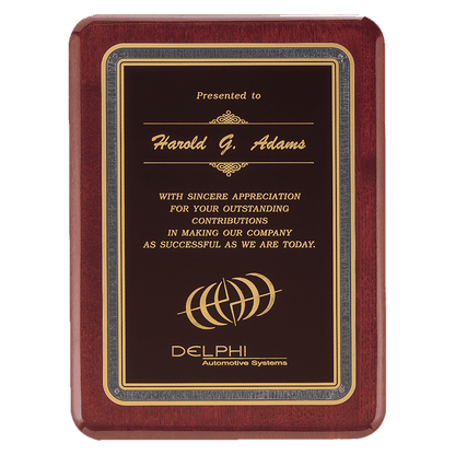 8" x 10 1/2" Florentine DesignLaserFX Plate