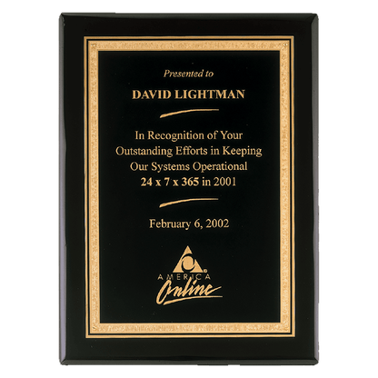 7" x 9" Airflyte Premium Florentine Border LaserFX Plate