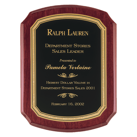8" x 10 1/2" Airflyte Florentine Border LaserFX Plate
