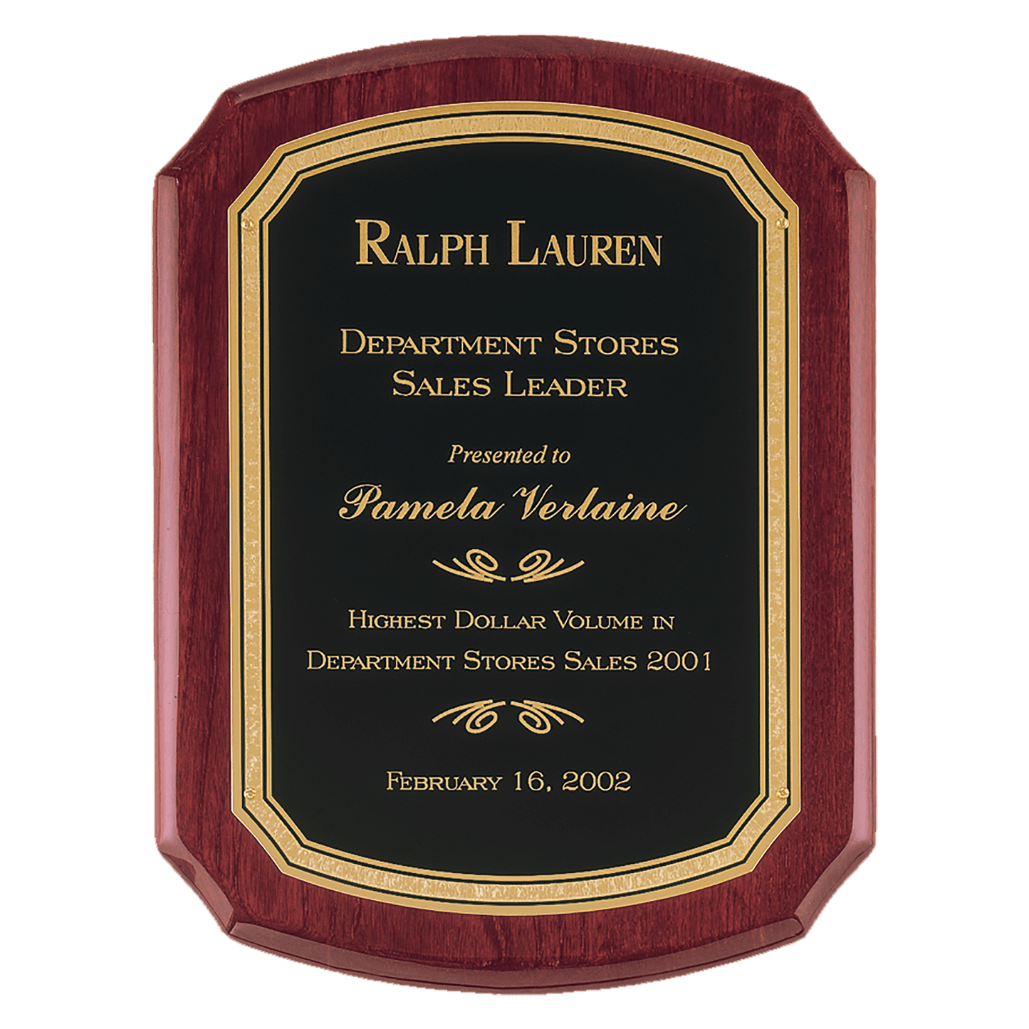 9" x 12" Airflyte Florentine Border LaserFX Plate
