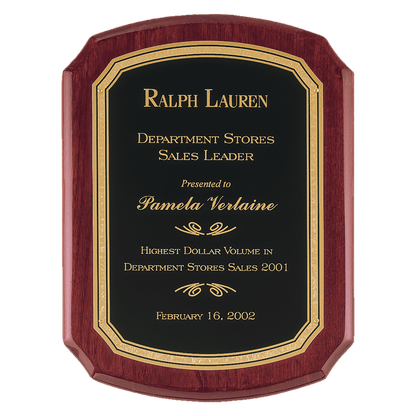 9" x 12" Airflyte Florentine Border LaserFX Plate