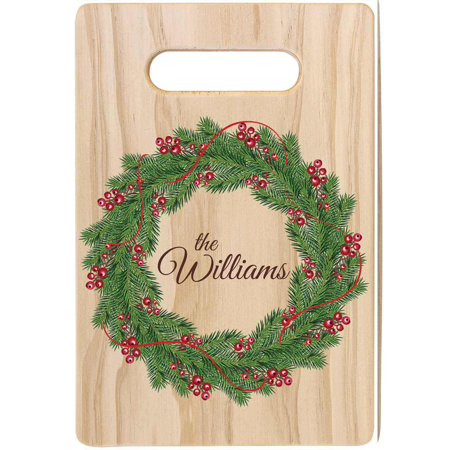 9" × 6" Wood Cutting Board (pine bamboo) — custom laser engraved — ECHIPMUNK