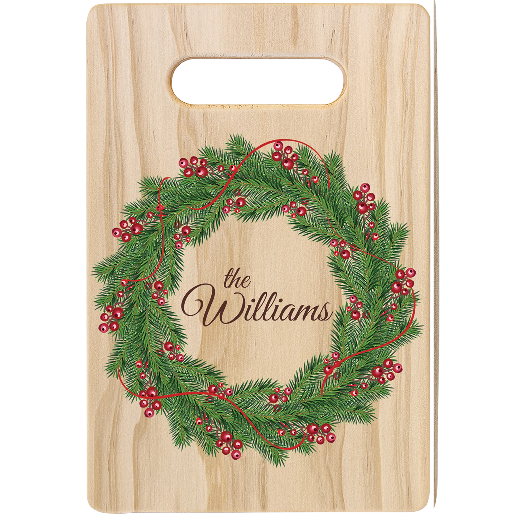9" × 6" Wood Cutting Board (pine bamboo) — custom laser engraved — ECHIPMUNK