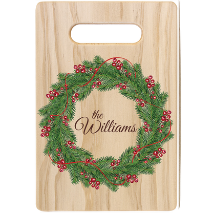 9" × 6" Wood Cutting Board (pine bamboo) — custom laser engraved — ECHIPMUNK