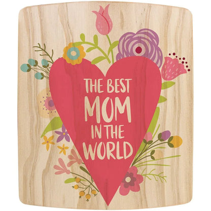 13.5" × 11.5" Wood Cutting Board (pine bamboo) — custom laser engraved — ECHIPMUNK