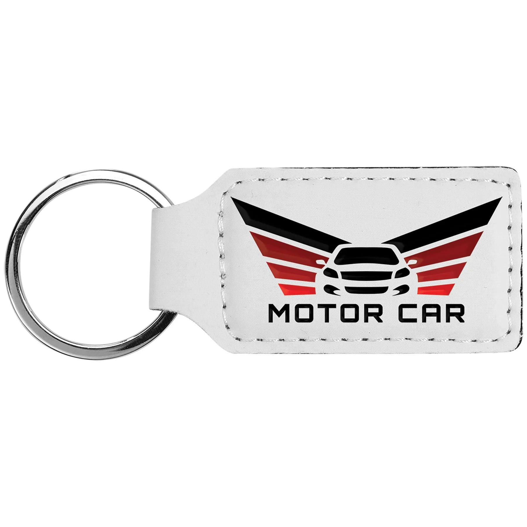 2.75" × 1.25" Subli-Tru Keychain (subli-tru 100 % polyester) — custom laser engraved — ECHIPMUNK