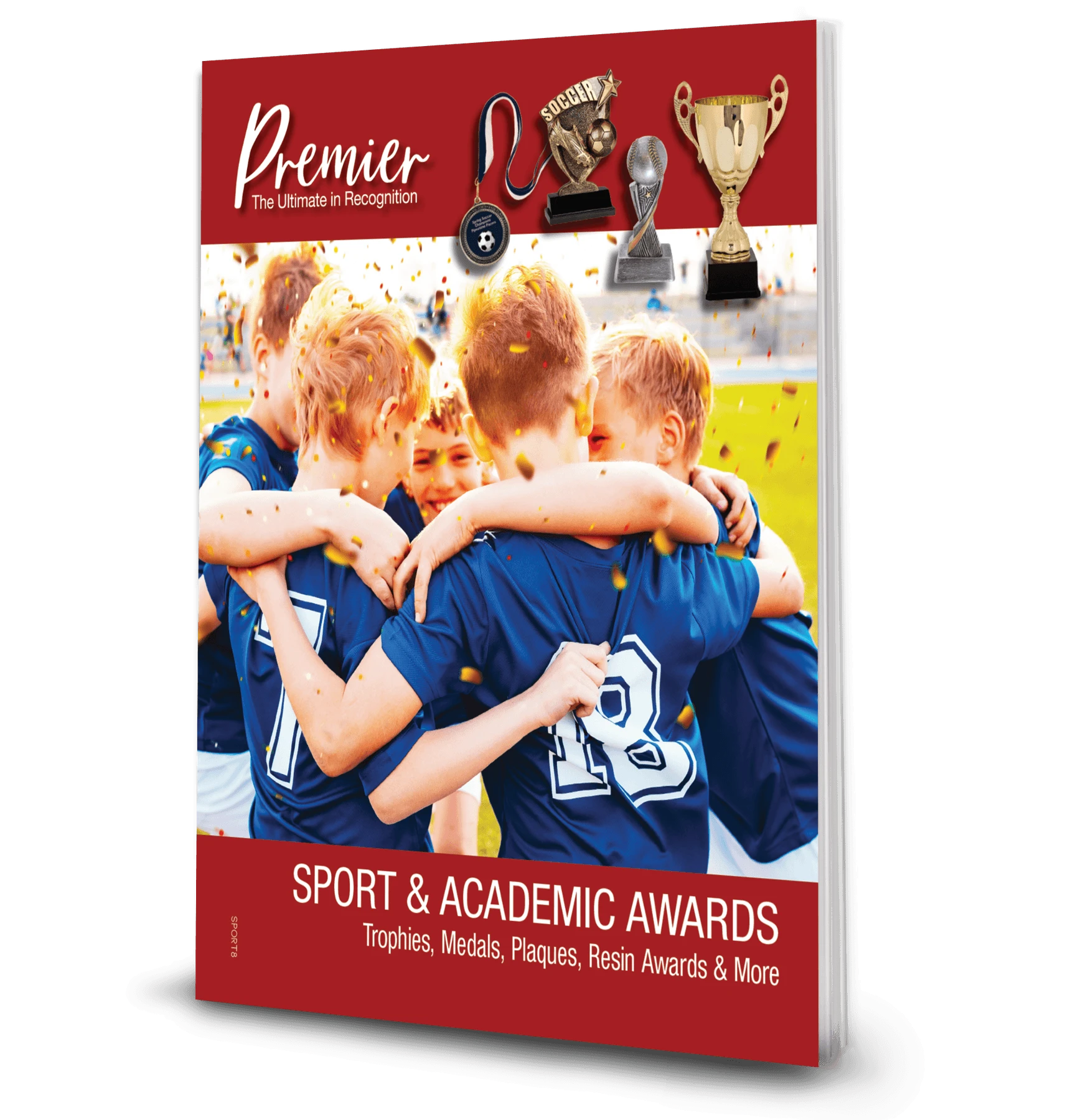 Premier Sport & Academic Awards Retail Catalog (paper) — custom laser engraved — ECHIPMUNK