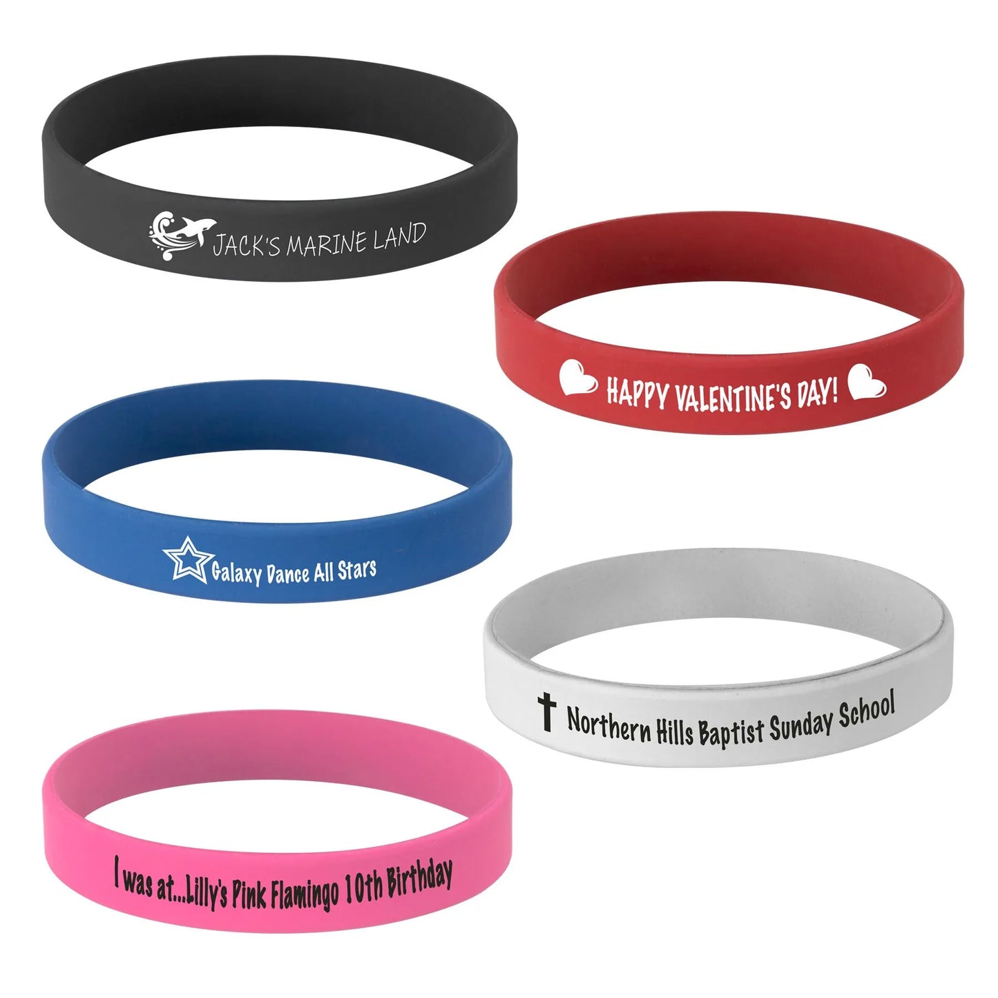 3.75" Silicone Bracelet (silicone) — custom laser engraved — ECHIPMUNK