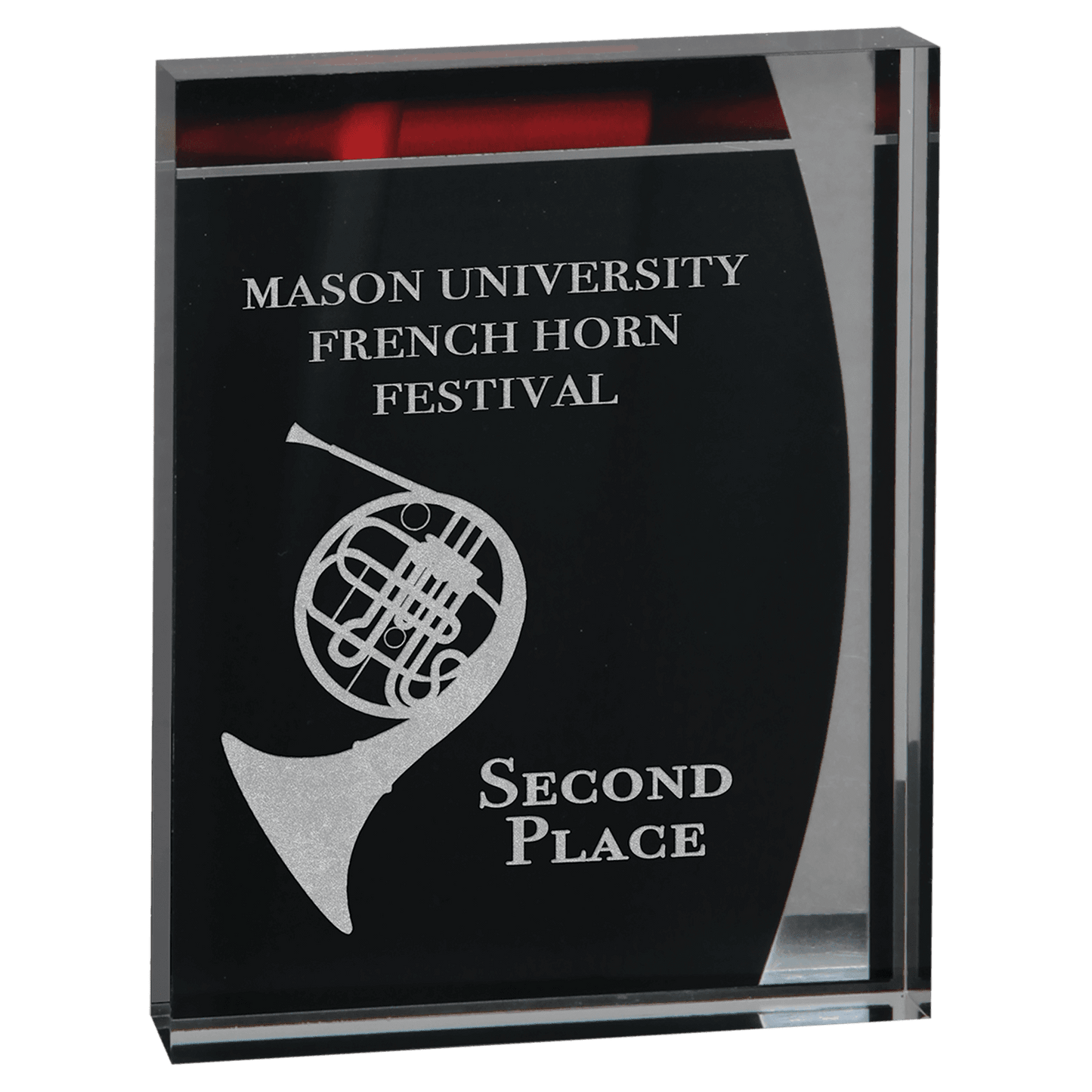 5 1/4" x 6 1/2" Lustre Acrylic Standup Plaqueue