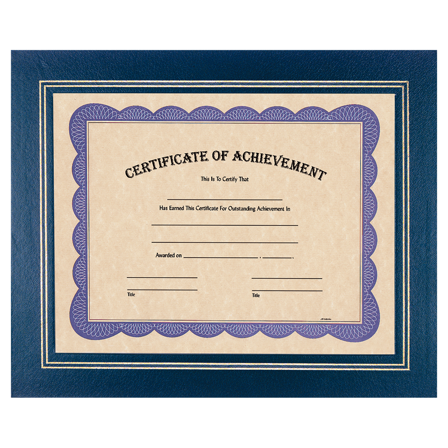 Certificate Holder with Clear Plastic Cover
