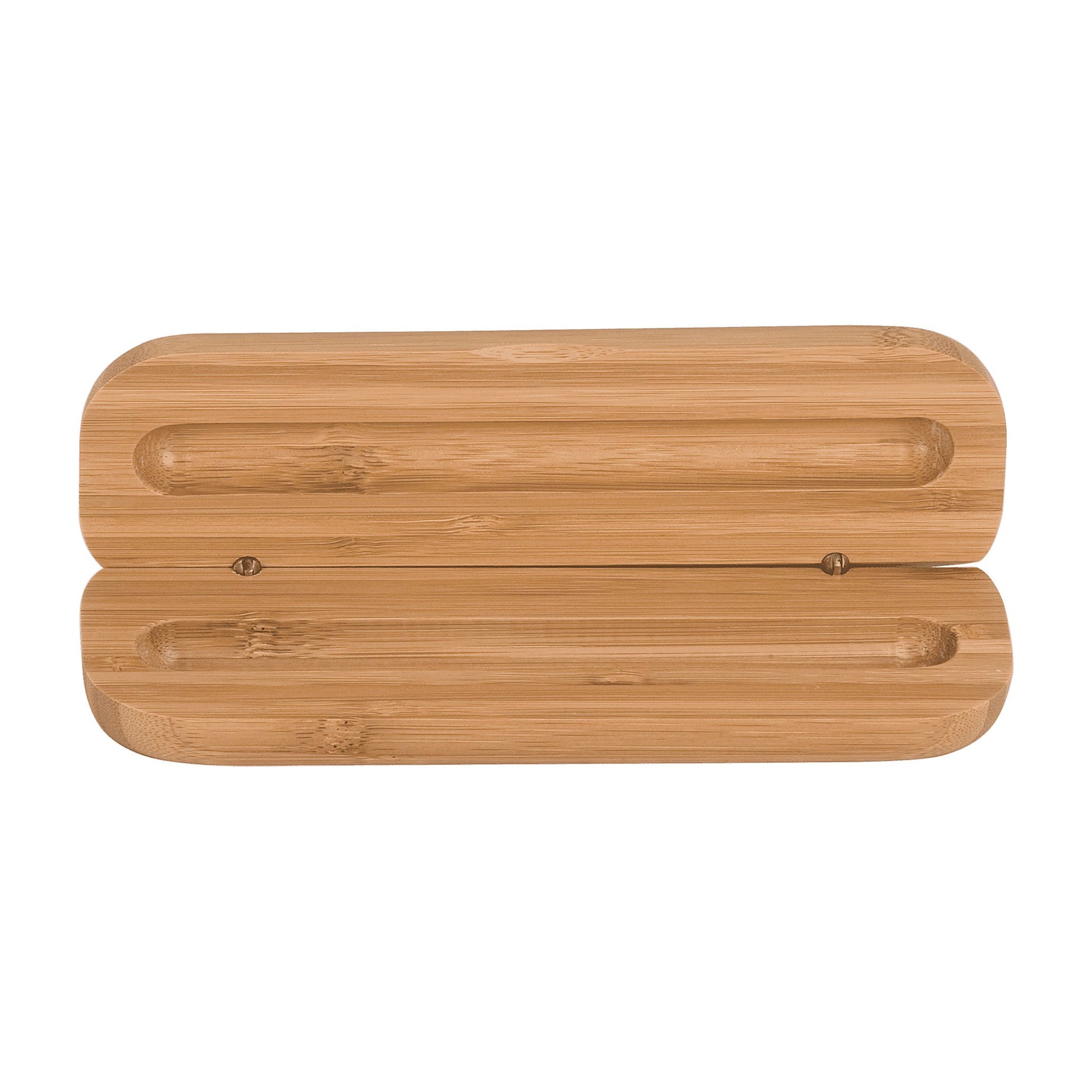 Custom Bamboo Pen Case (Case only, pen not included) (6 3/4" x 2 1/8") — main, custom-engraved by Echipmunk Winnipeg