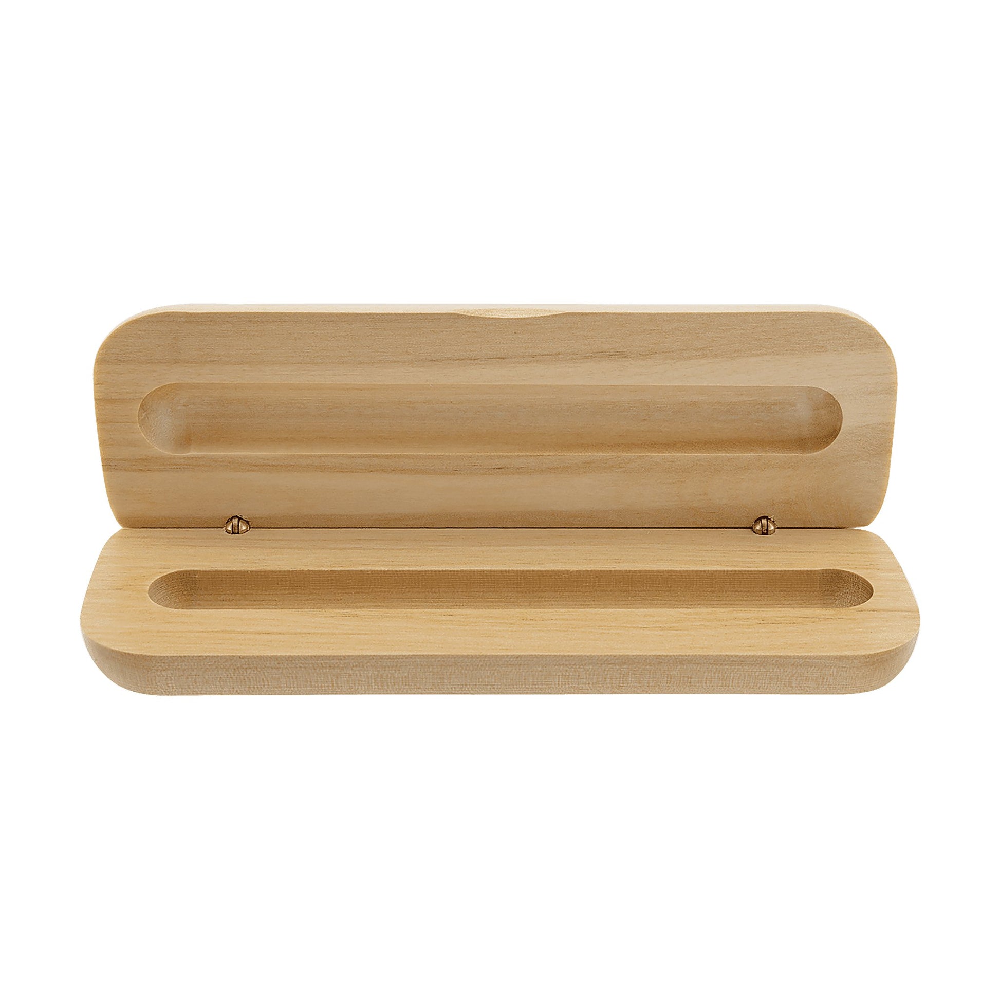 Custom Maple Pen Case (Case Only, pen not included) (6 3/4" x 2 1/8") — main, custom-engraved by Echipmunk Winnipeg