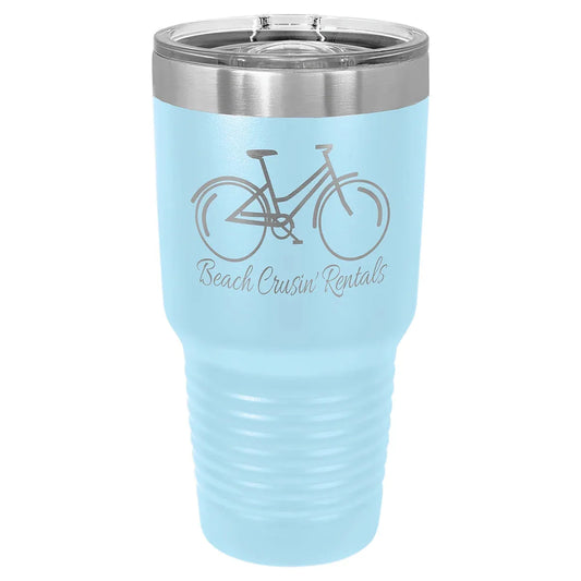 Light Blue Polar Camel 30 oz. Ringneck Tumbler with Slider Lid