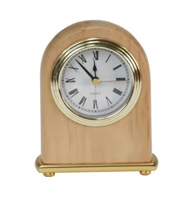 4" x 5" Red Alder Arch Desk Clock