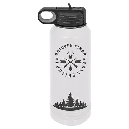 White Ghost Black Polar Camel 32 oz. Water Bottle
