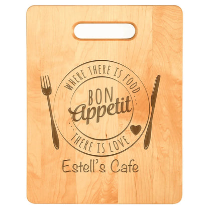 11 1/2" x 8 3/4" Maple Cutting Board