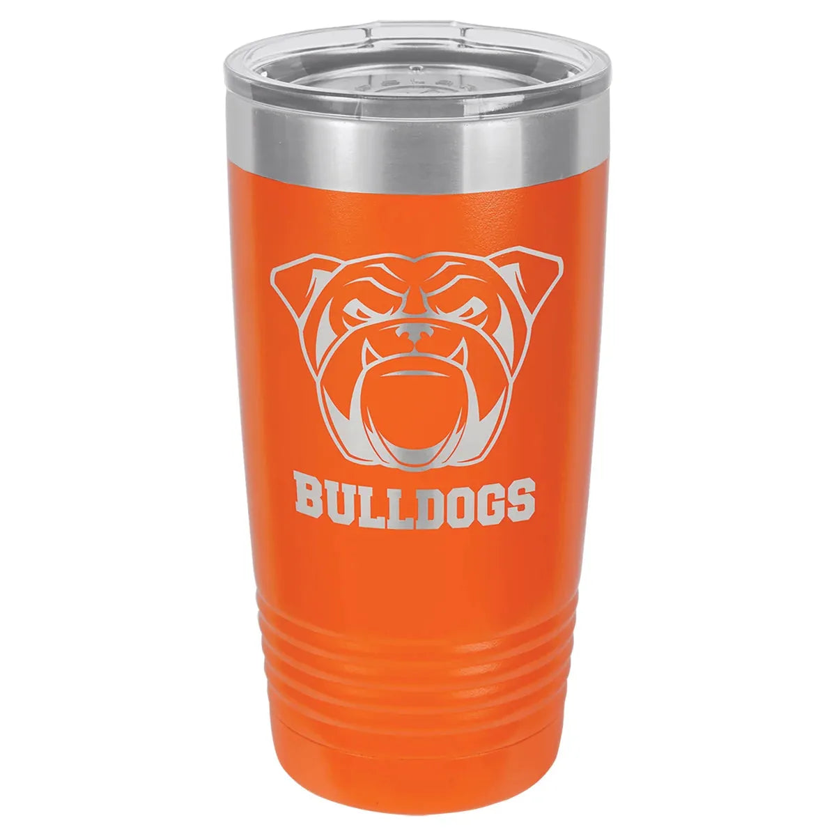 Orange Polar Camel 20 oz. Ringneck Tumbler with Logo Lid