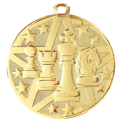 Star 2" Medal — Custom Engraved & UV Printed | Gold, Silver & Bronze