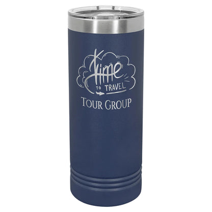 Navy Blue Polar Camel 22 oz. Skinny Tumbler with Slider Lid