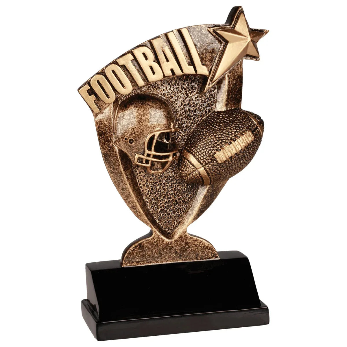 6" Football Broadcast Resin
