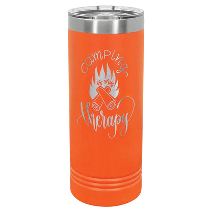 Orange Polar Camel 22 oz. Skinny Tumbler with Slider Lid