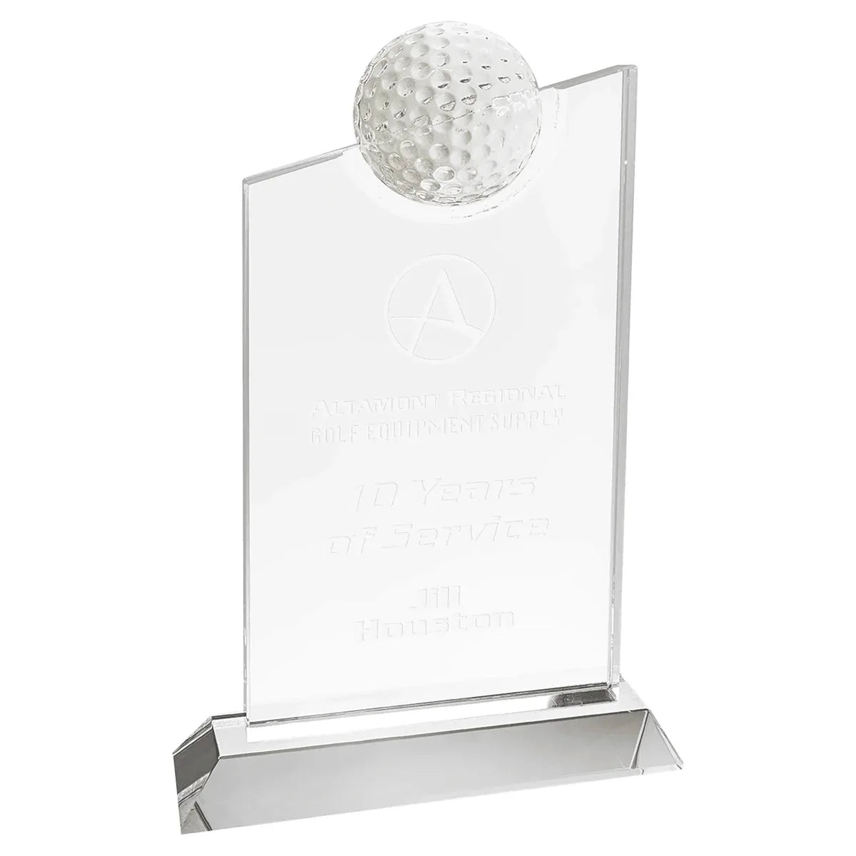 Crystal Slant Golf Tablet