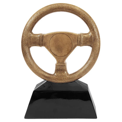 10" Antique Gold Steering Wheel Resin with 2" Insert Area