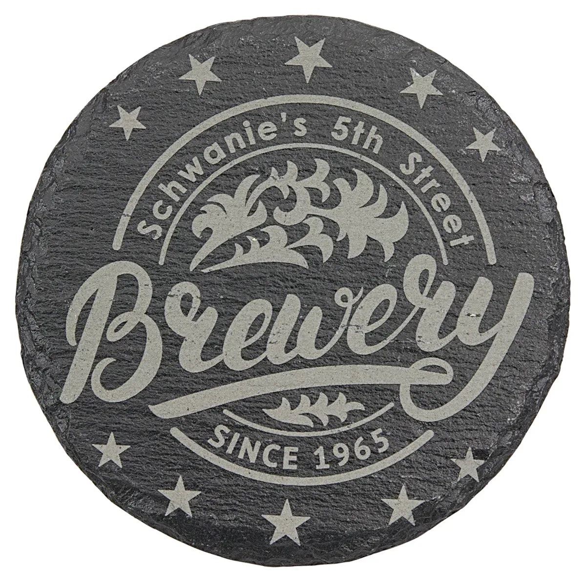 Slate 4" Round Coaster