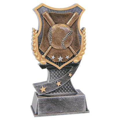 6" Baseball / Softball Shield Award