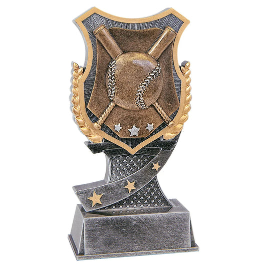 6" Baseball / Softball Shield Award