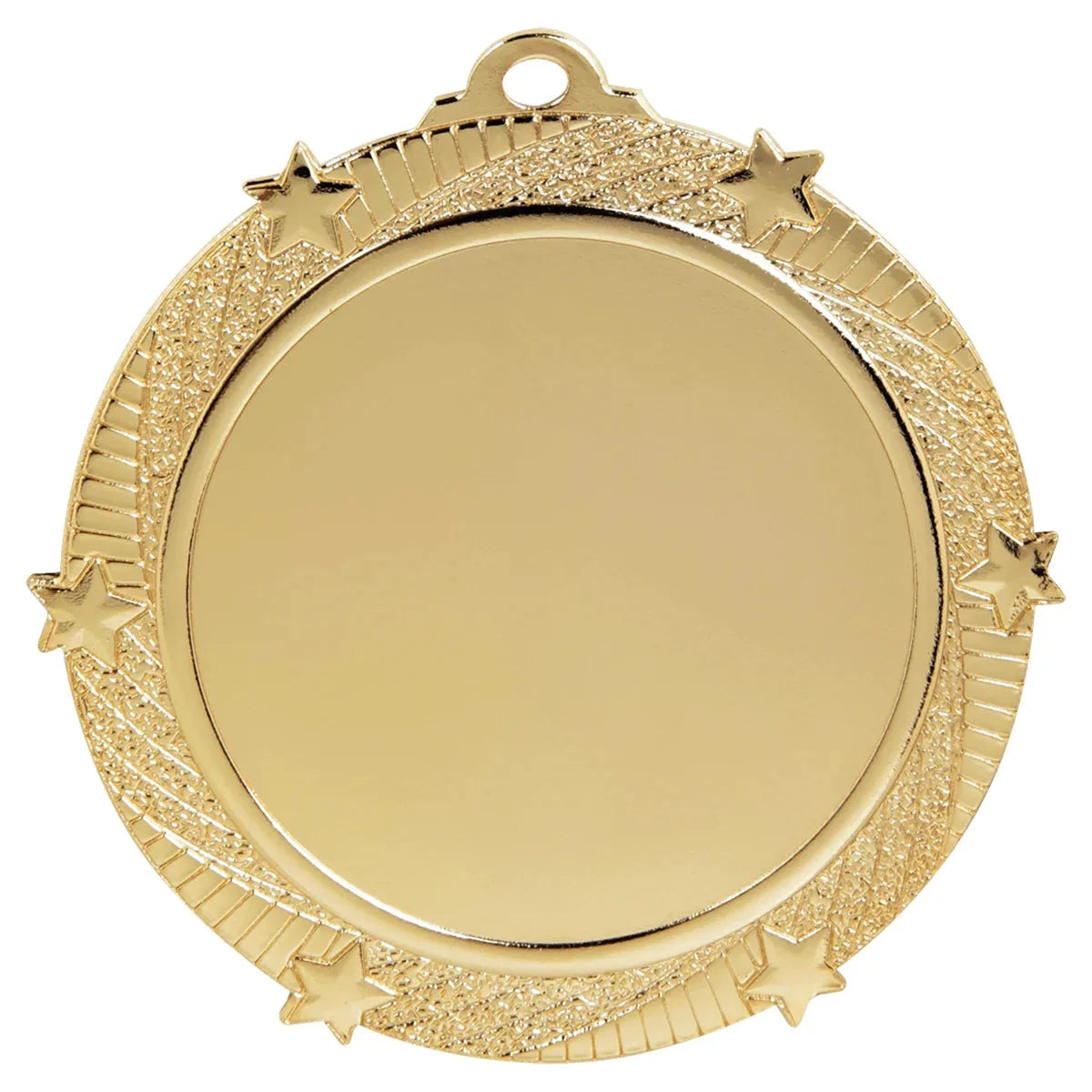 Bright Gold 2 3/4" 6-Star 2" Insert Medal Holder