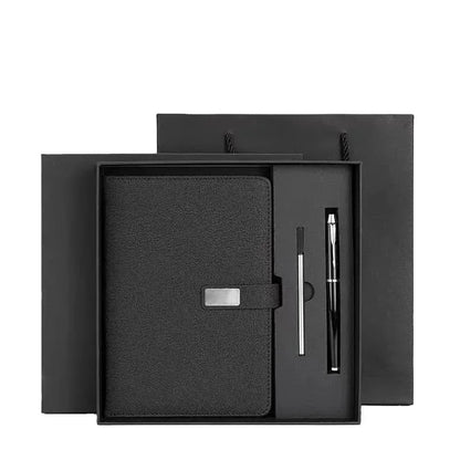 2025 New Arrivals Custom A5 Notebook Gift Set Elastic Strap Pen Holder PU Leather Printed Logo Diary Notepad Trending Products — Custom Engraved Pen | Branded Stationery - Image 1