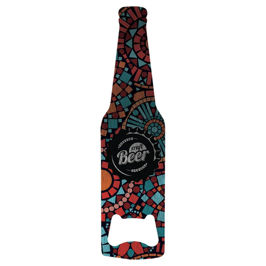 1 7/16" x 5 3/4" Sublimatable Stainless Steel Bottle Shaped Bottle Opener