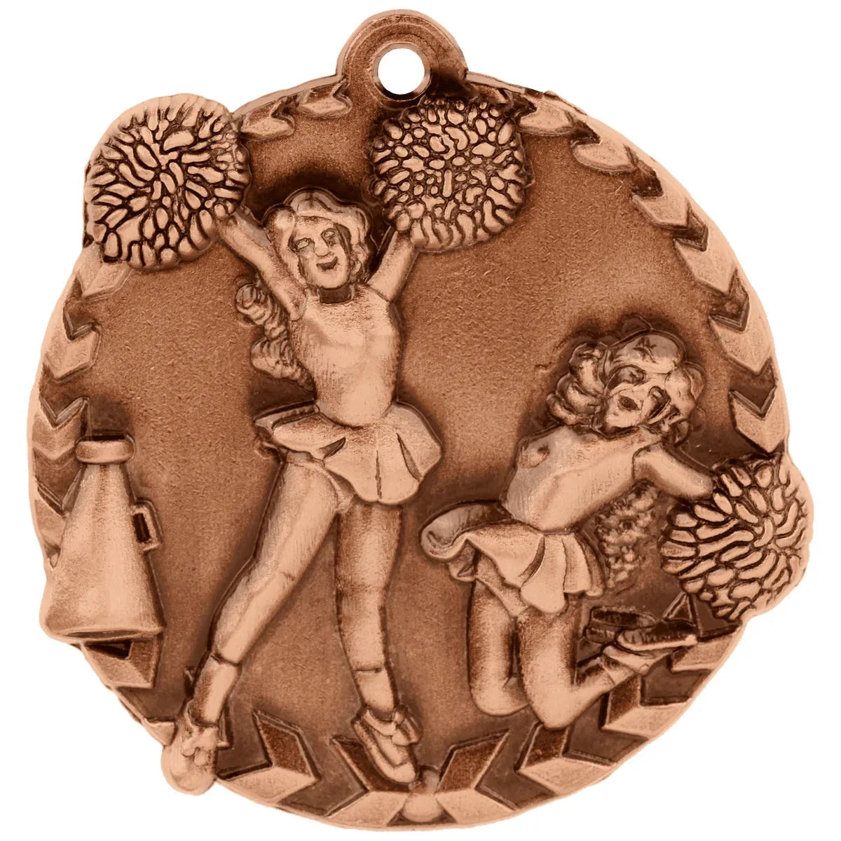 Antique Bronze 1 3/4" Cheer Millennium Medal