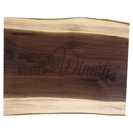 15" x 11 1/2" Black Walnut Cutting and Charcuterie Board