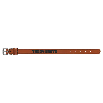 Rawhide Medium 19" x 1" Laserable Leatherette Dog Collar