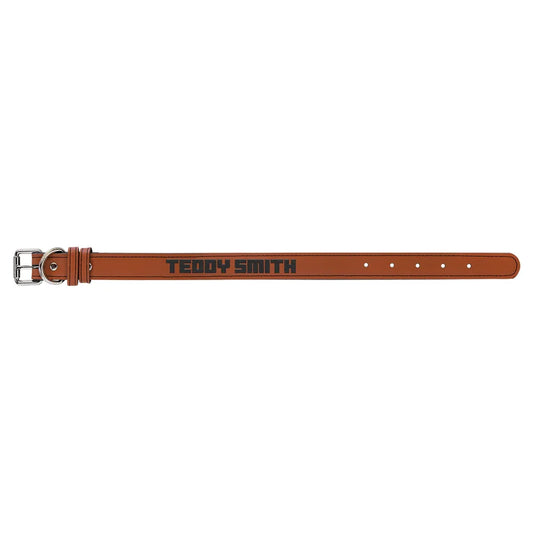 Rawhide Medium 19" x 1" Laserable Leatherette Dog Collar