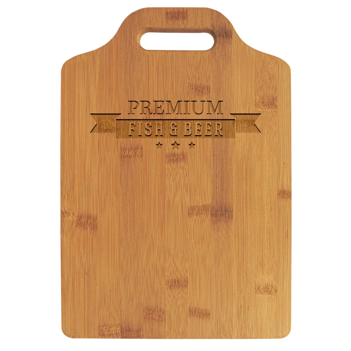 13" x 9" Bamboo Cutting Board with Handle