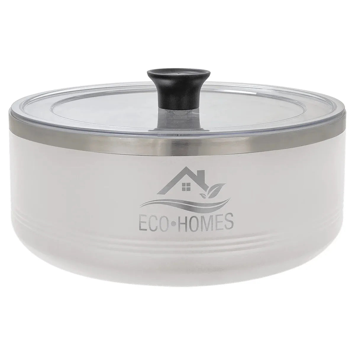 White Polar Camel 3 Quart Serving Bowl with Lid