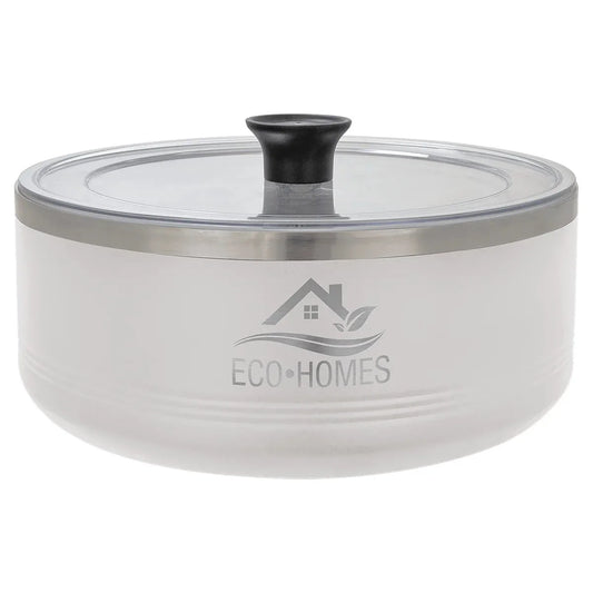 White Polar Camel 3 Quart Serving Bowl with Lid