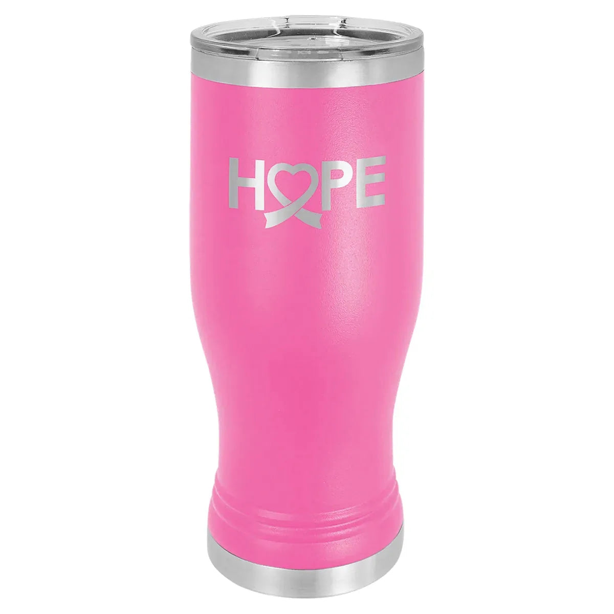 Pink Polar Camel 20 oz Pilsner with Clear Lid