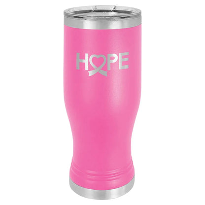 Pink Polar Camel 20 oz Pilsner with Clear Lid
