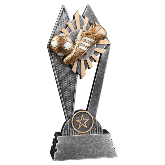 Custom Soccer Sun Ray Award (8") — Branded | Personalized Engraving