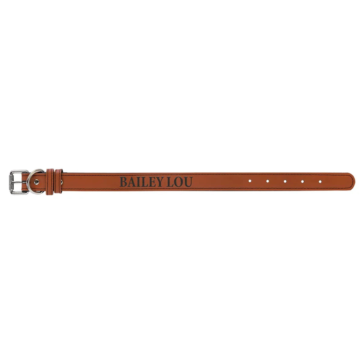 Rawhide Small 15" x 3/4" Laserable Leatherette Dog Collar