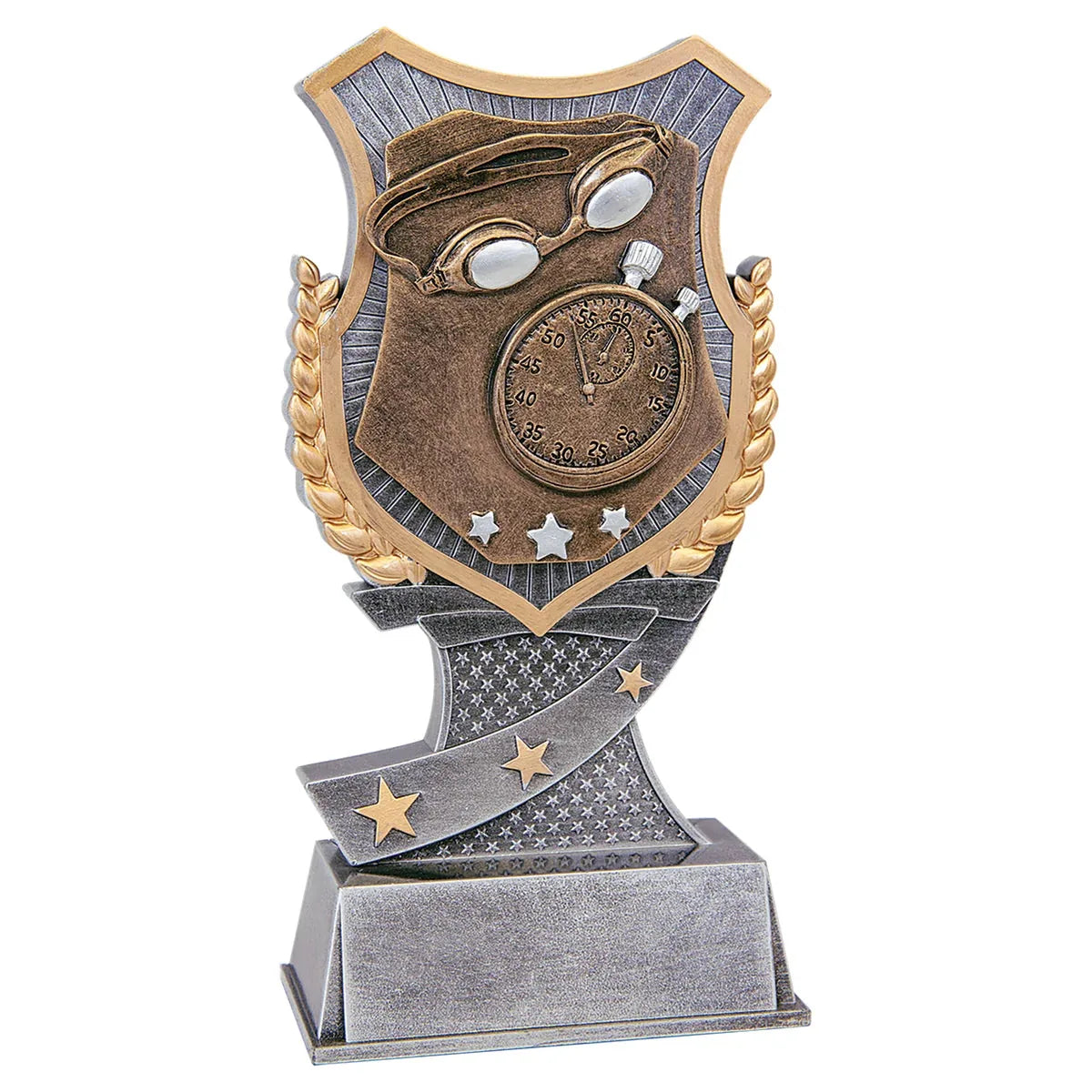 7" Swimming Shield Award