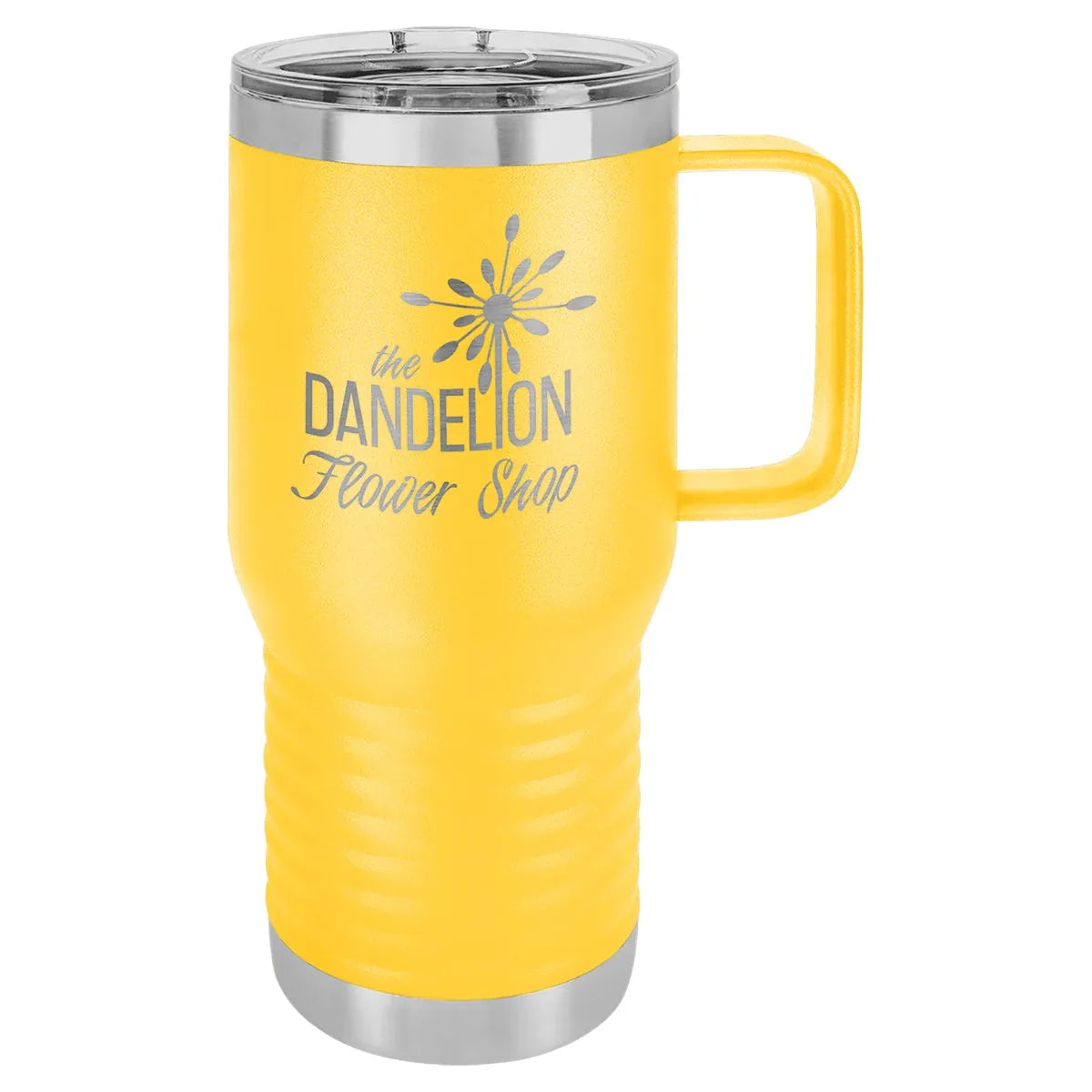 Yellow Polar Camel 20 oz. Vacuum Insulated Travel Mug with Slider Lid