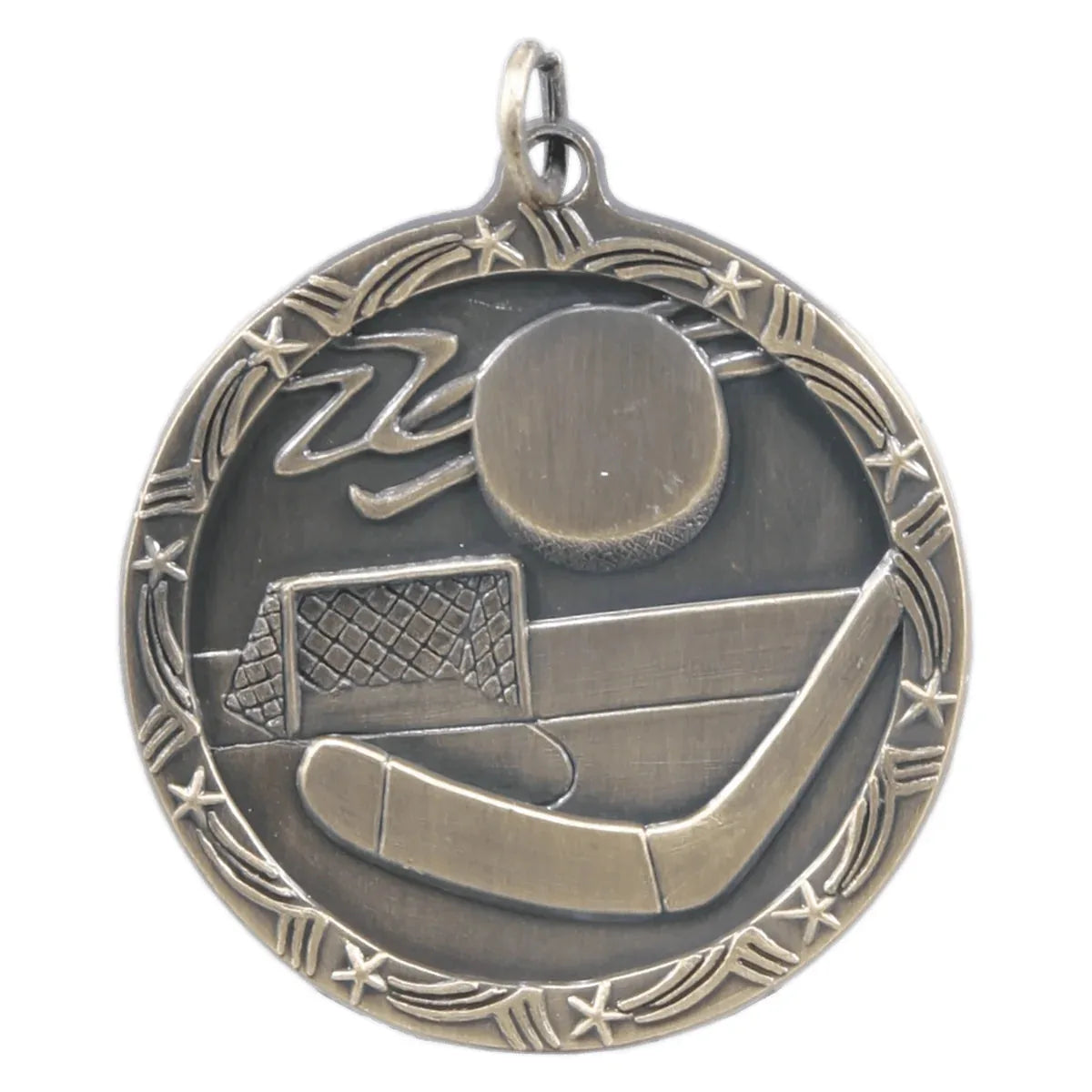Shooting Star 1 3/4" Medal — Custom Engraved & UV Printed | Gold, Silver & Bronze