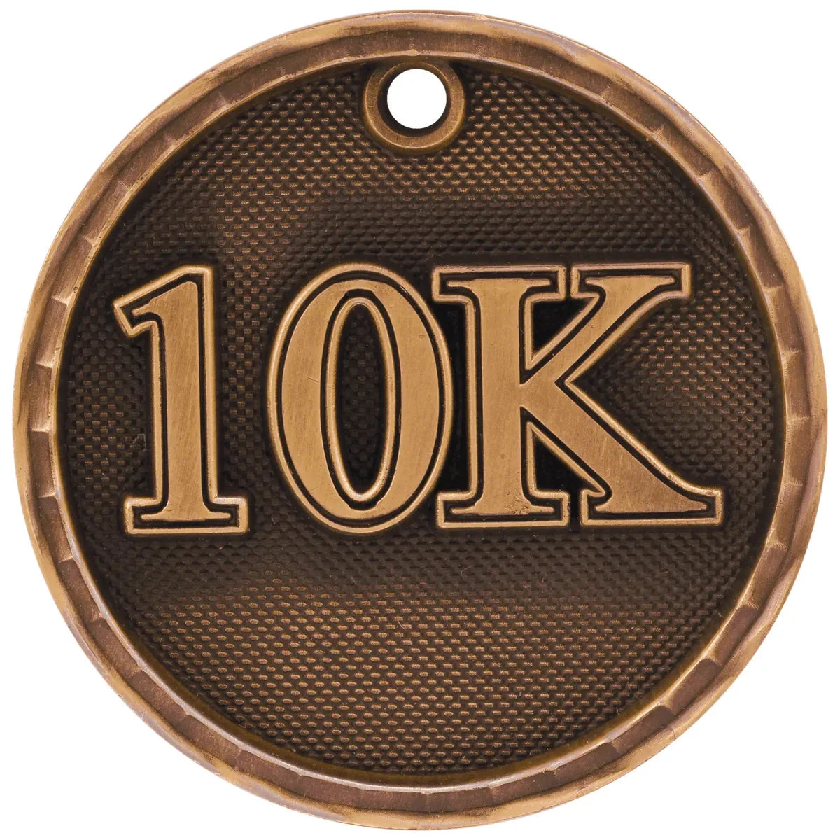 Antique Bronze 2" 3D 10K Medal