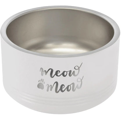 White Polar Camel 18 oz. Small Pet Bowl